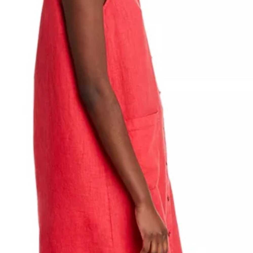 Eileen Fisher Organic Linen Shirt Dress - image 4