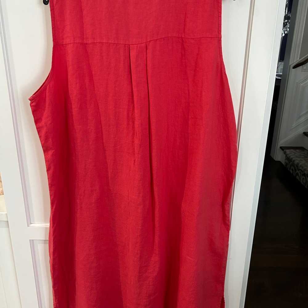 Eileen Fisher Organic Linen Shirt Dress - image 7