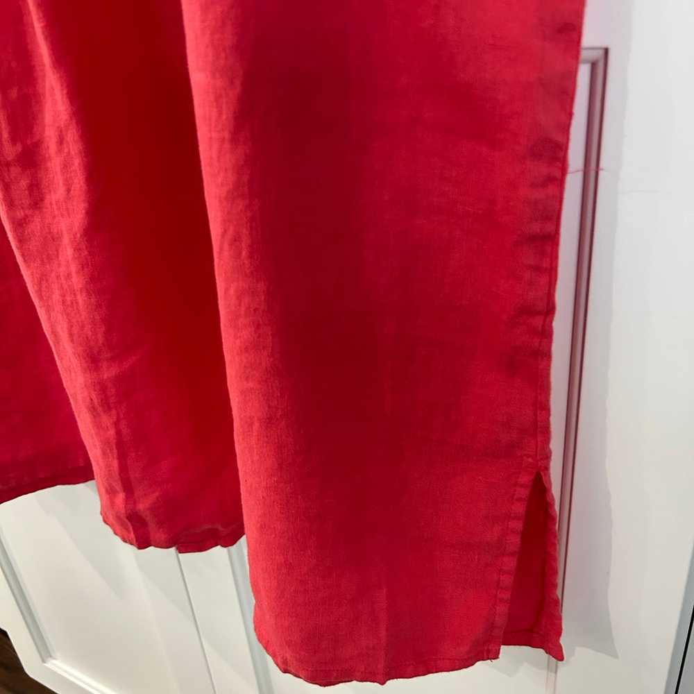 Eileen Fisher Organic Linen Shirt Dress - image 8
