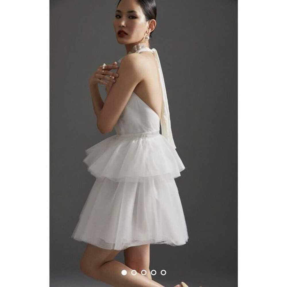 New Hutch Tulle Halter Mini Dress size 16 - image 2