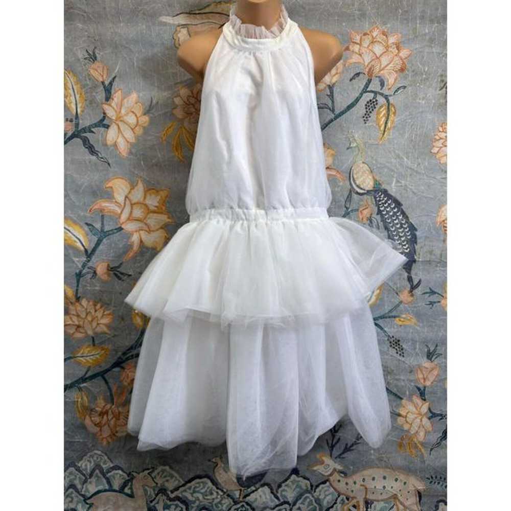New Hutch Tulle Halter Mini Dress size 16 - image 7