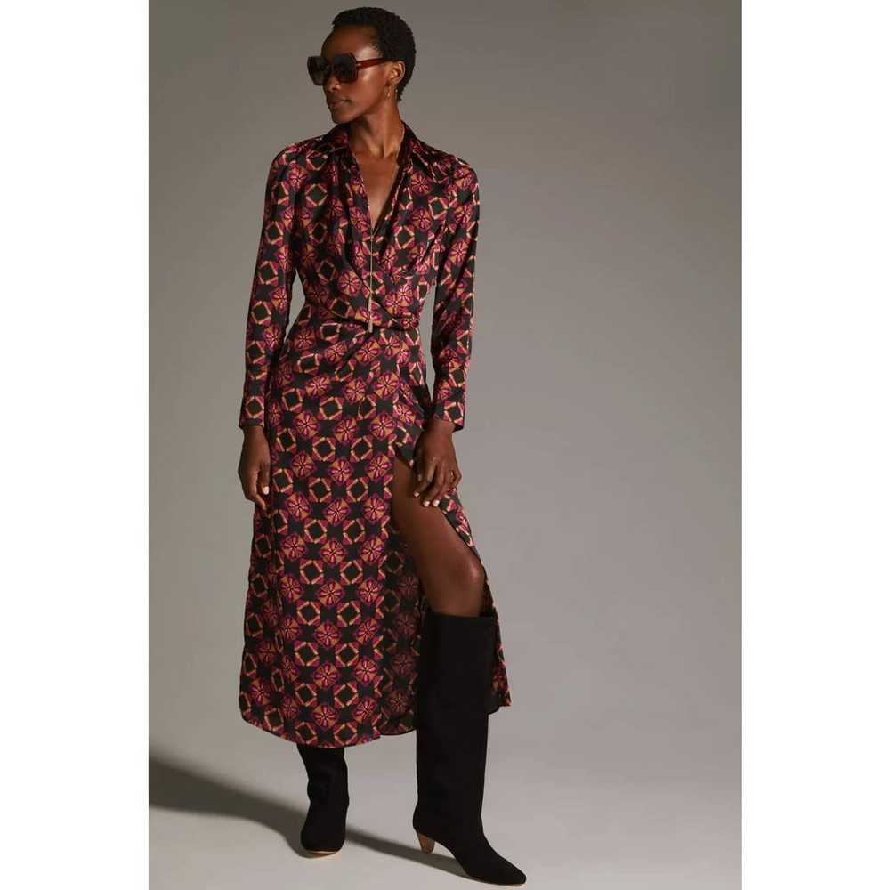 New Anthropologie MISA Long-Sleeve Wrap Dress

$4… - image 1