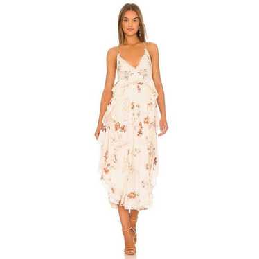 New Free People Audrey Printed Maxi Dress in Copp… - image 1