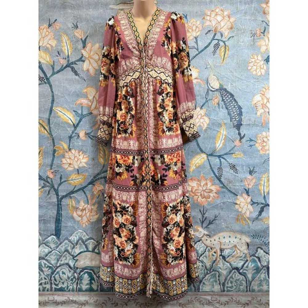 Anthropologie Vineet Bahl Embroidered Maxi Dress … - image 6