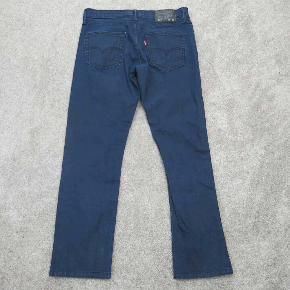 Levis Strauss 511 Mens Straight Leg Jeans Mid Ris… - image 2