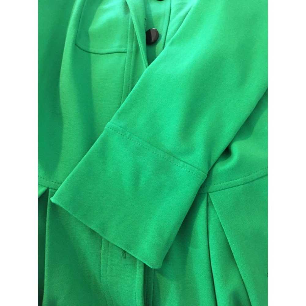 Diane VonFurstenberg green dress coat si - image 10