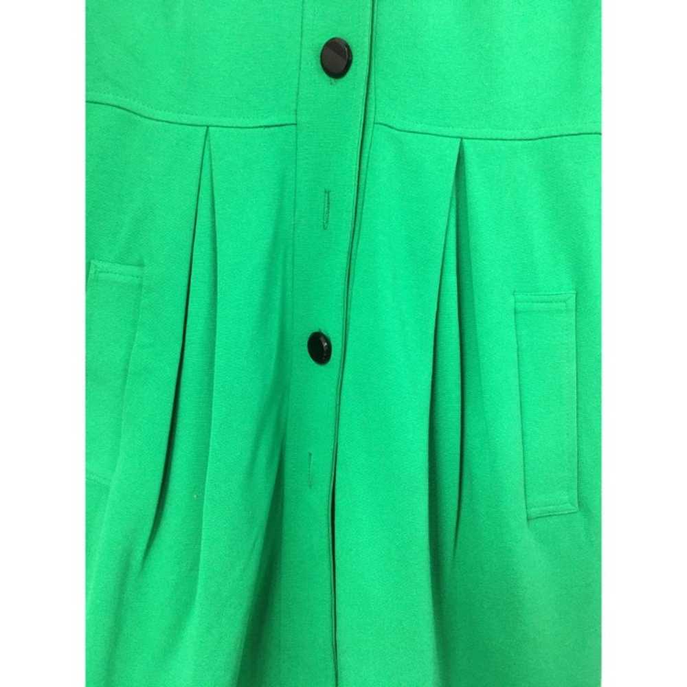 Diane VonFurstenberg green dress coat si - image 6