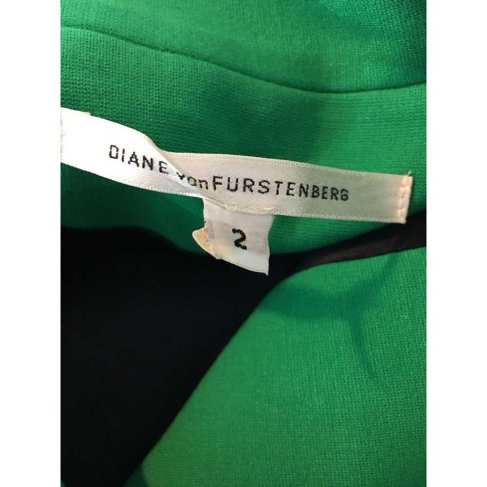 Diane VonFurstenberg green dress coat si - image 9