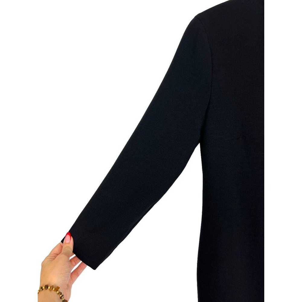 THE ROW 3/4 Sleeve Black Sheath Dress Size 2 Work… - image 4