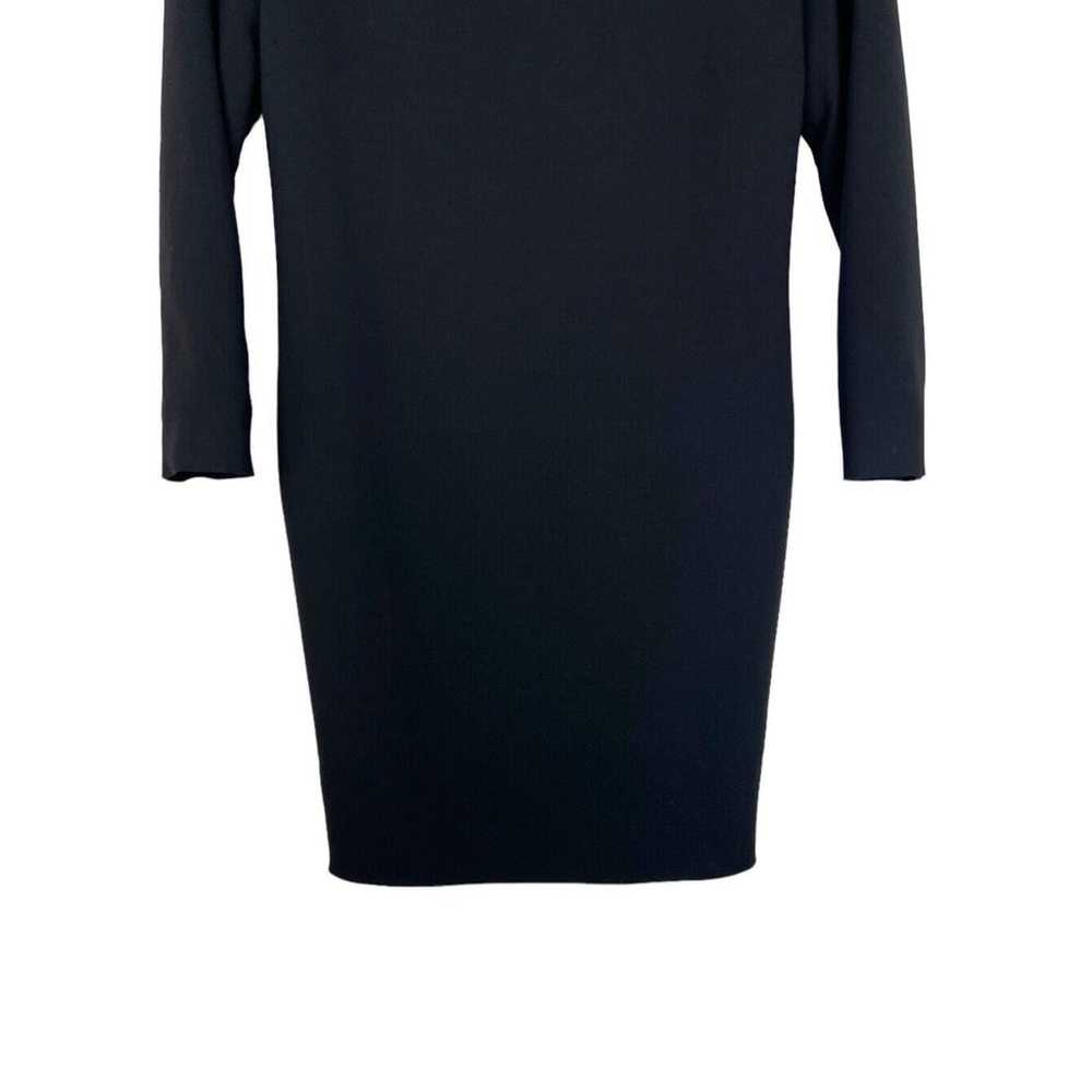 THE ROW 3/4 Sleeve Black Sheath Dress Size 2 Work… - image 5