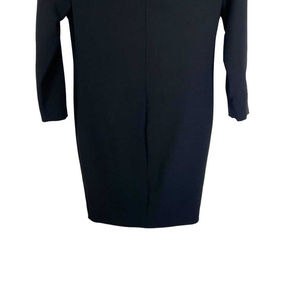 THE ROW 3/4 Sleeve Black Sheath Dress Size 2 Work… - image 9