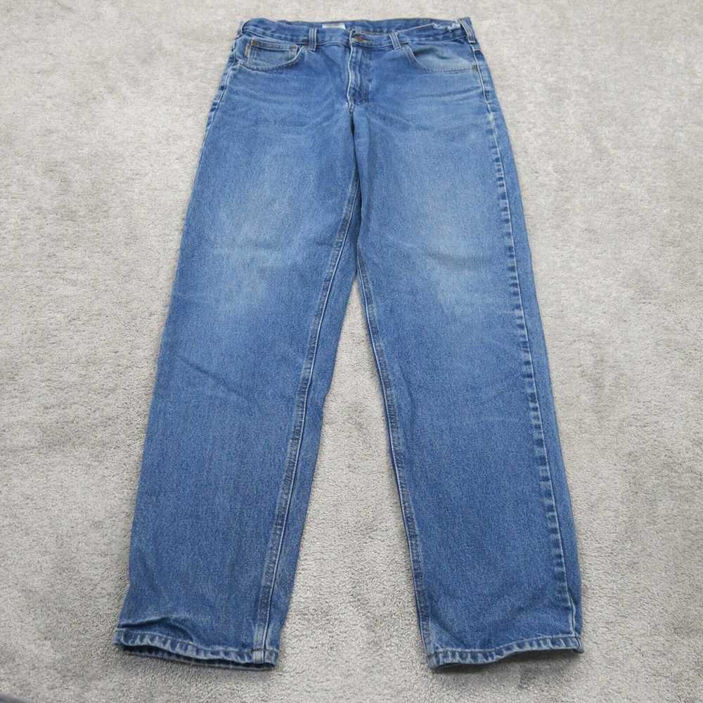 Carhartt Men Straight Leg Jeans Denim 100% Cotton… - image 1