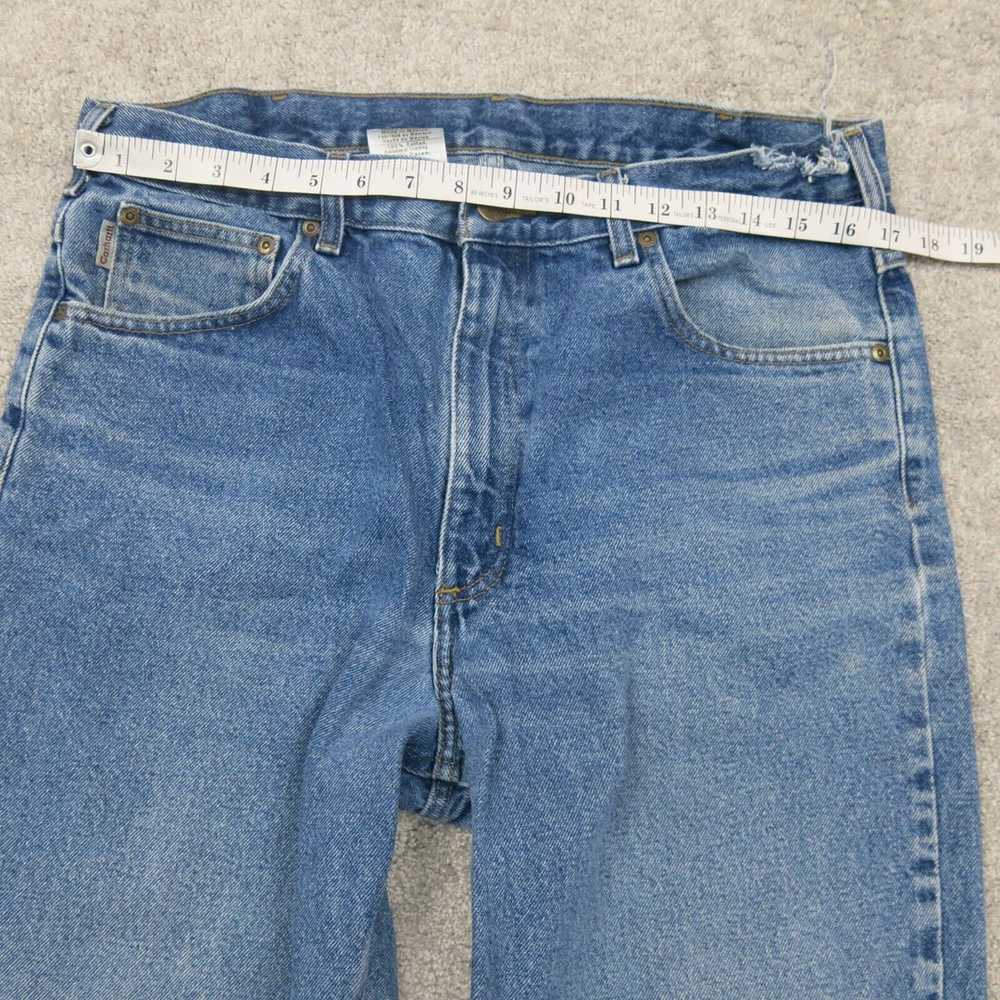 Carhartt Men Straight Leg Jeans Denim 100% Cotton… - image 4