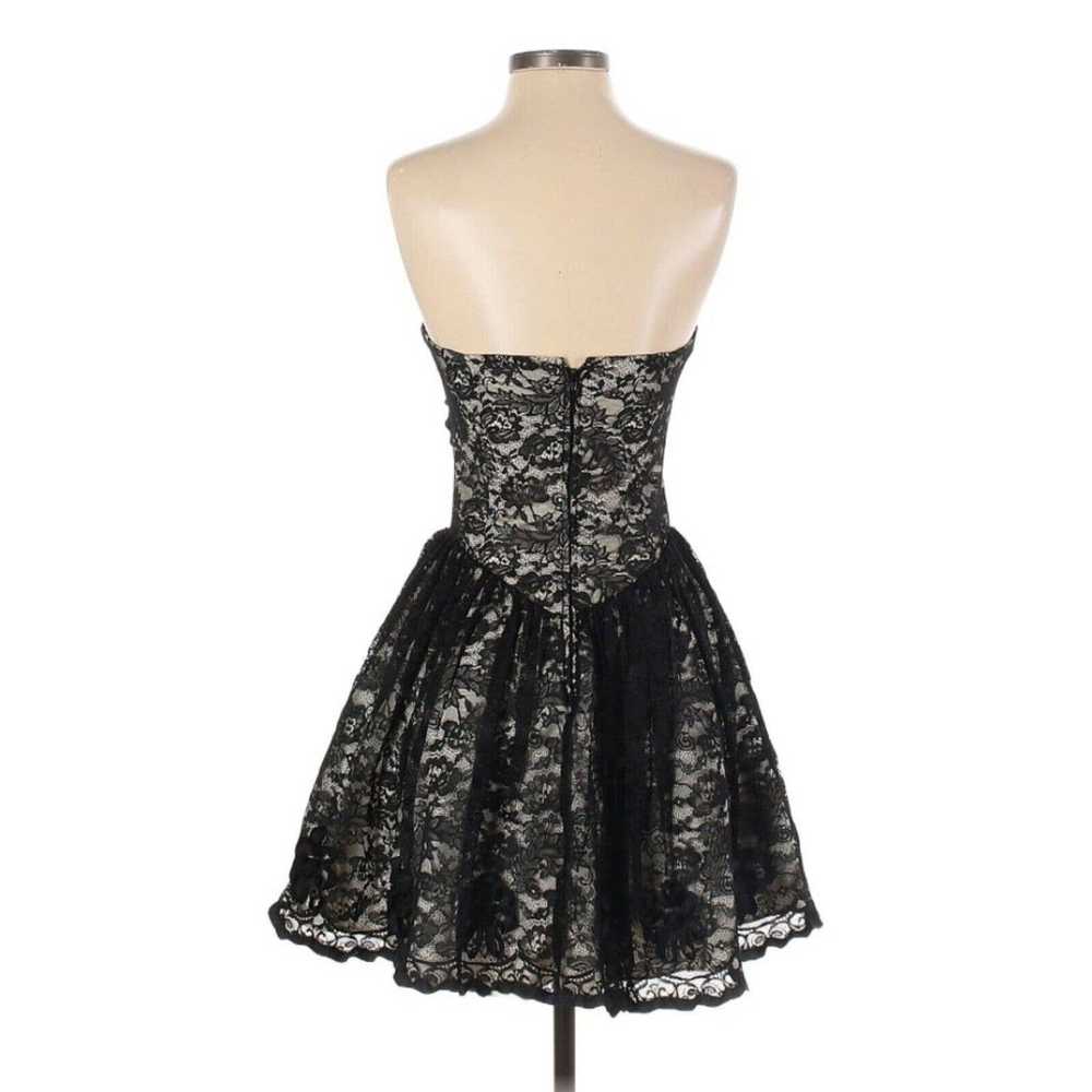 Betsey Johnson Evening Vintage Y2K Black Lace Tul… - image 7