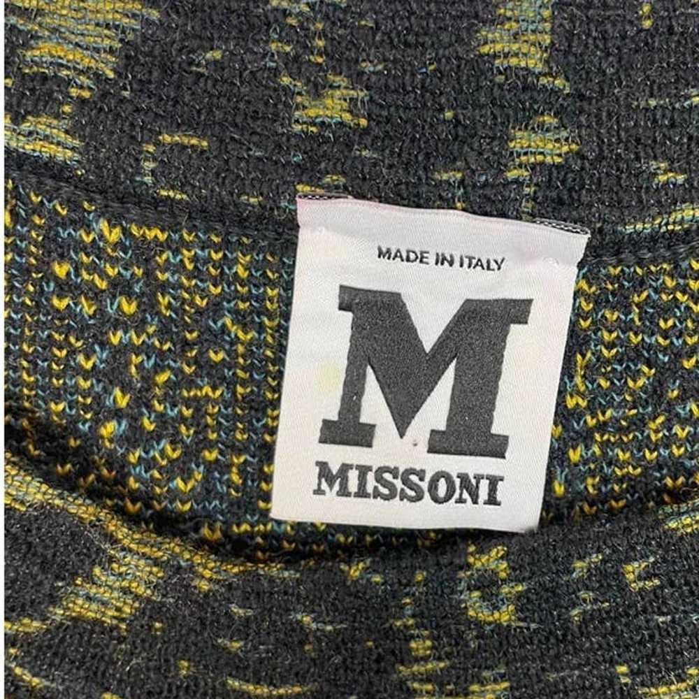 M Missoni Wool Mid Length Short Sleeve Dress - image 5