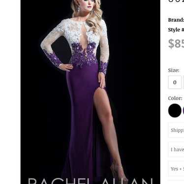 Rachel Allen Couture size 2