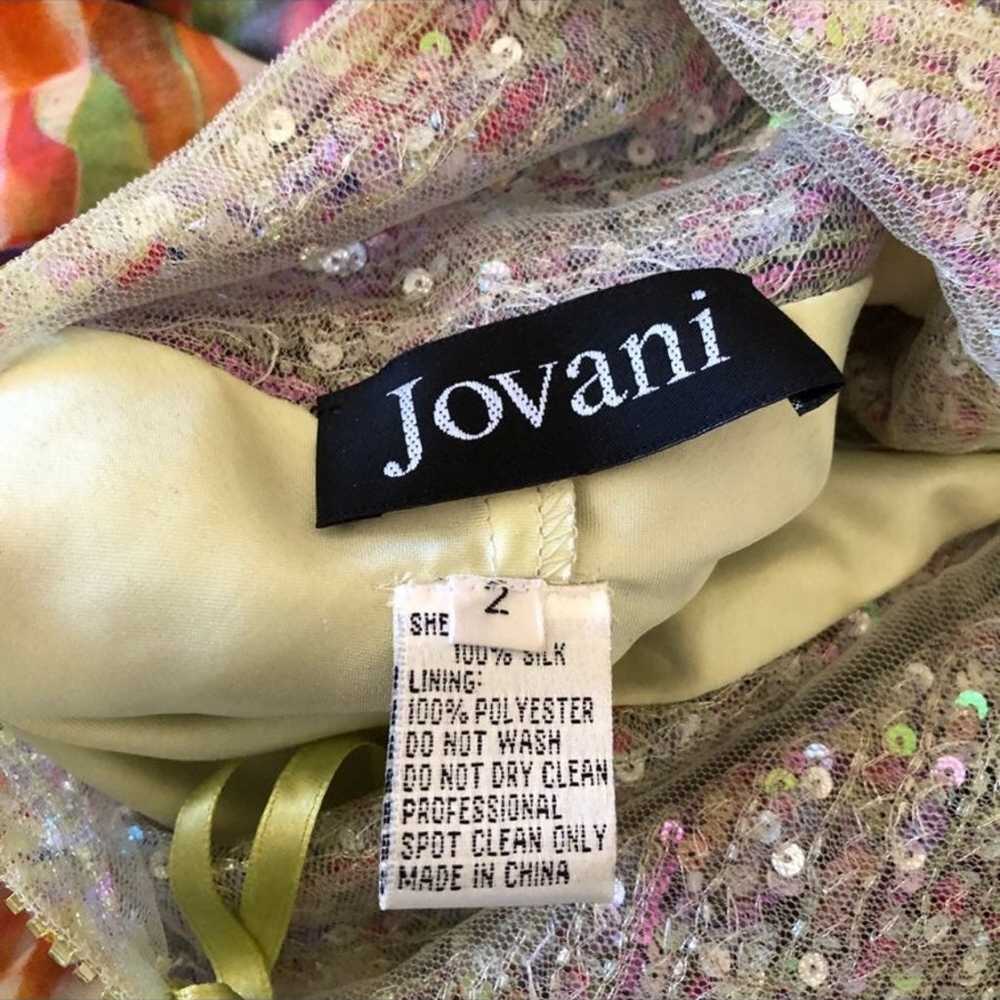 Jovani Silk Gown Floor Length Formal 2 - image 11