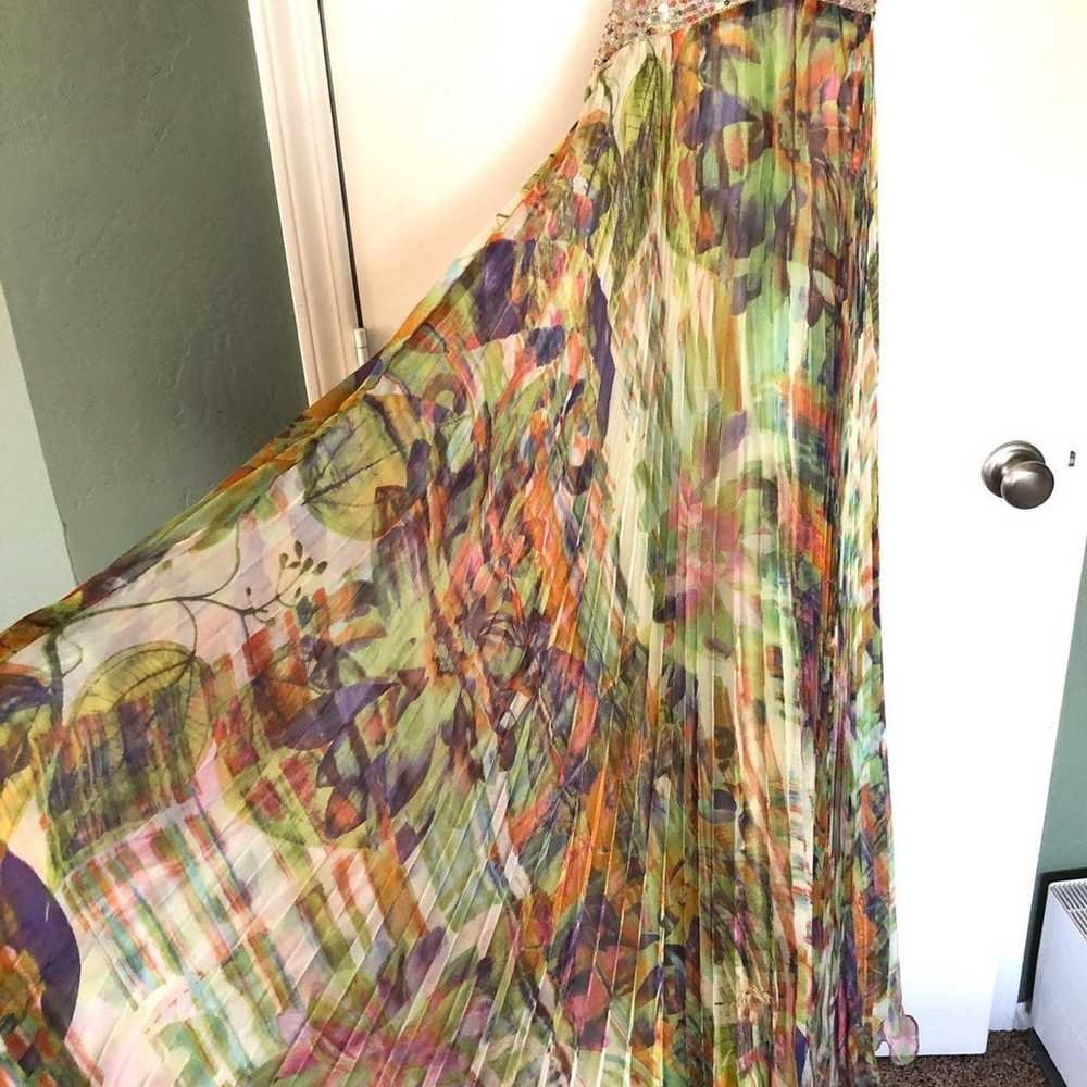 Jovani Silk Gown Floor Length Formal 2 - image 4