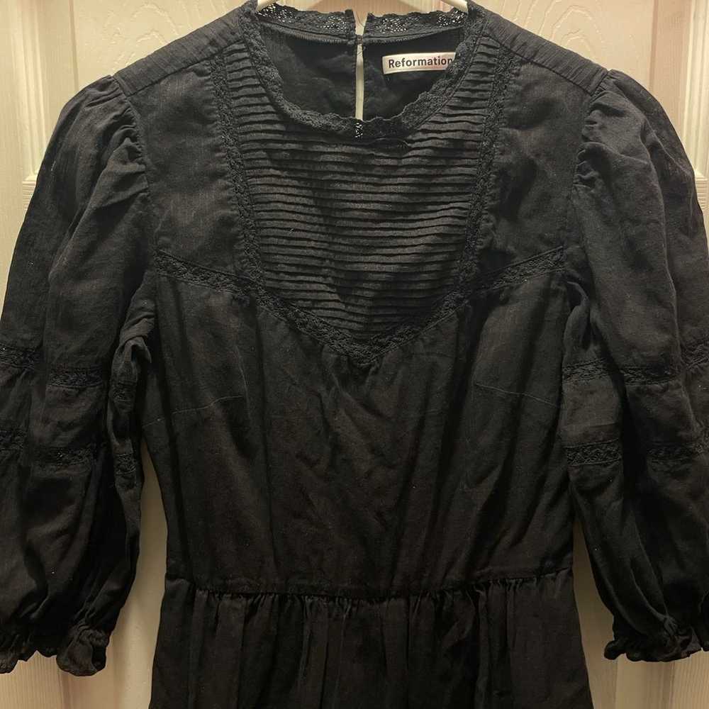Reformation Black Dress - image 3