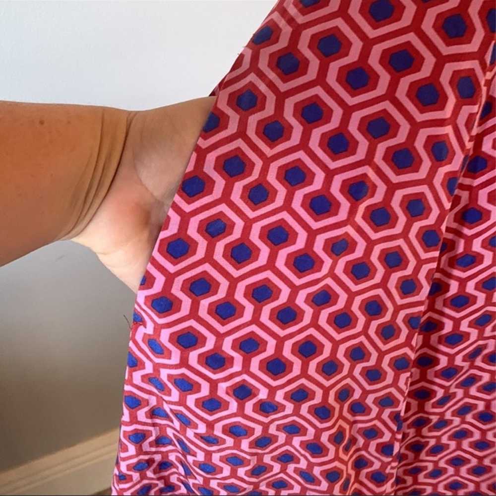 [MaxMara Weekend] Pattern Silk Midi Dress size 4 - image 4