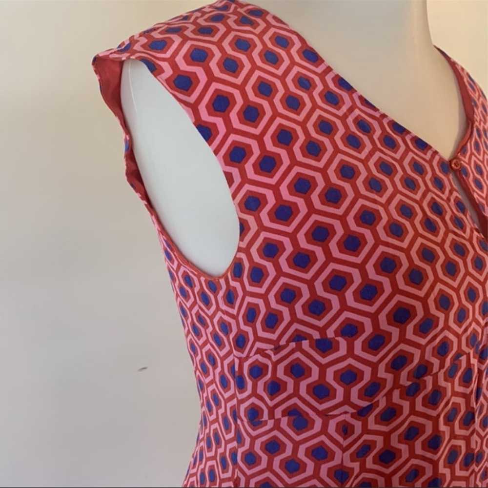 [MaxMara Weekend] Pattern Silk Midi Dress size 4 - image 5