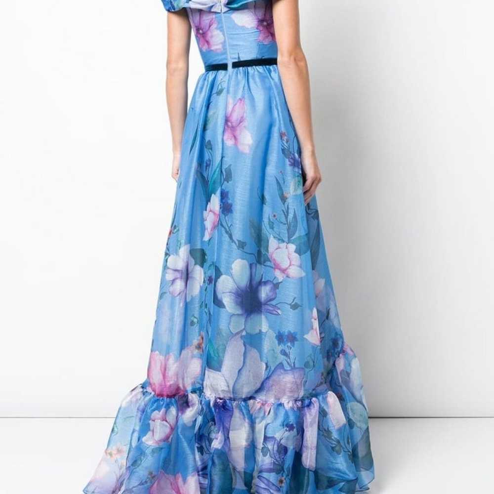 Marchesa Notte Floral Print Organza Gown ❤️ - image 4