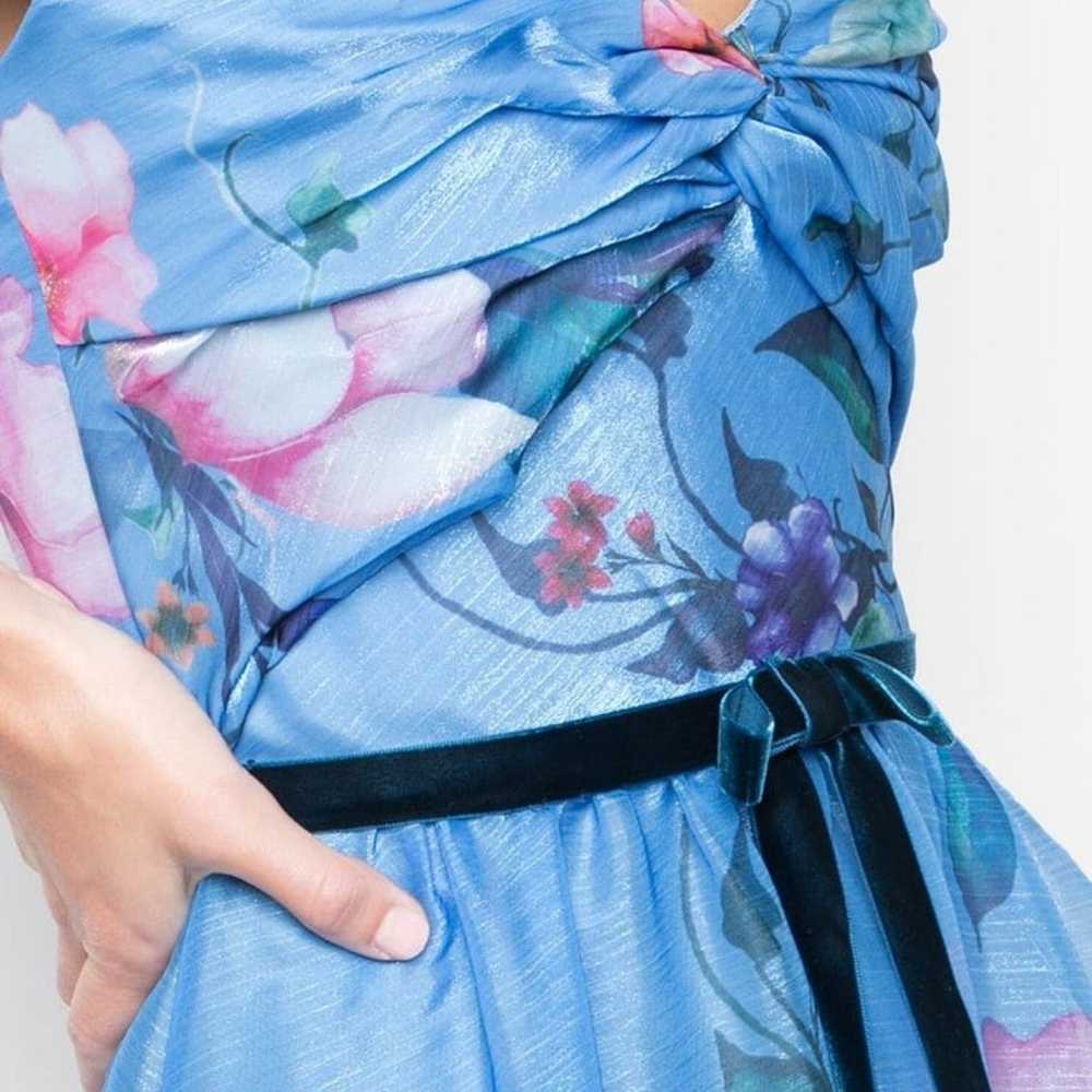 Marchesa Notte Floral Print Organza Gown ❤️ - image 5