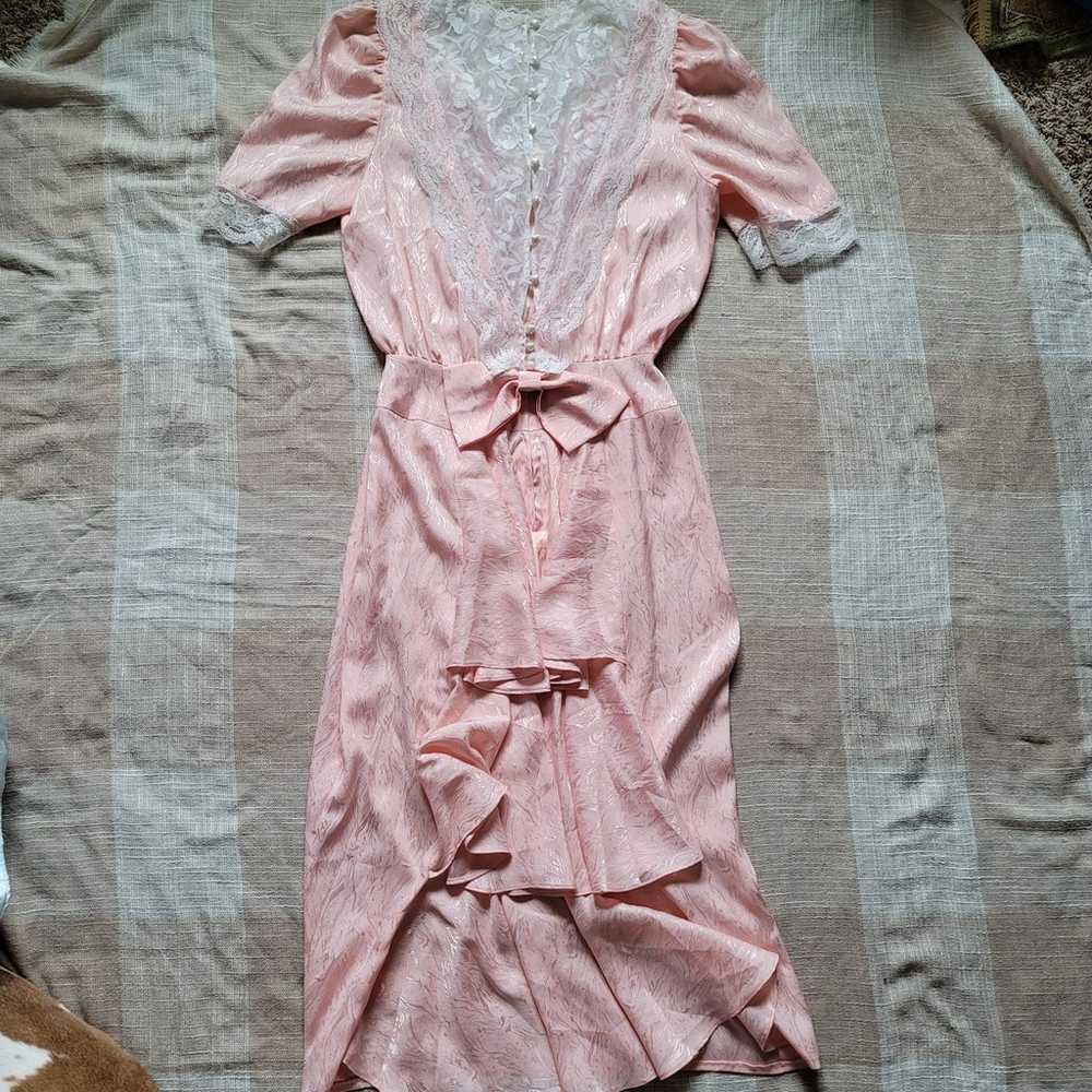 Vintage Handmade Prairie Dress - image 7