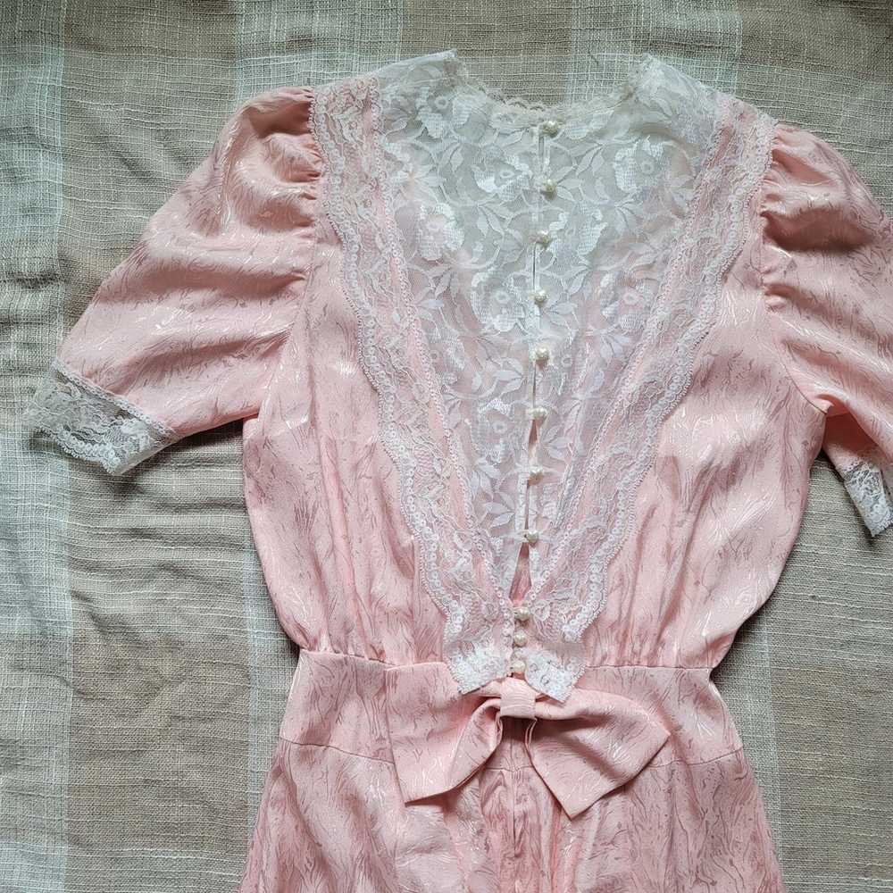 Vintage Handmade Prairie Dress - image 9
