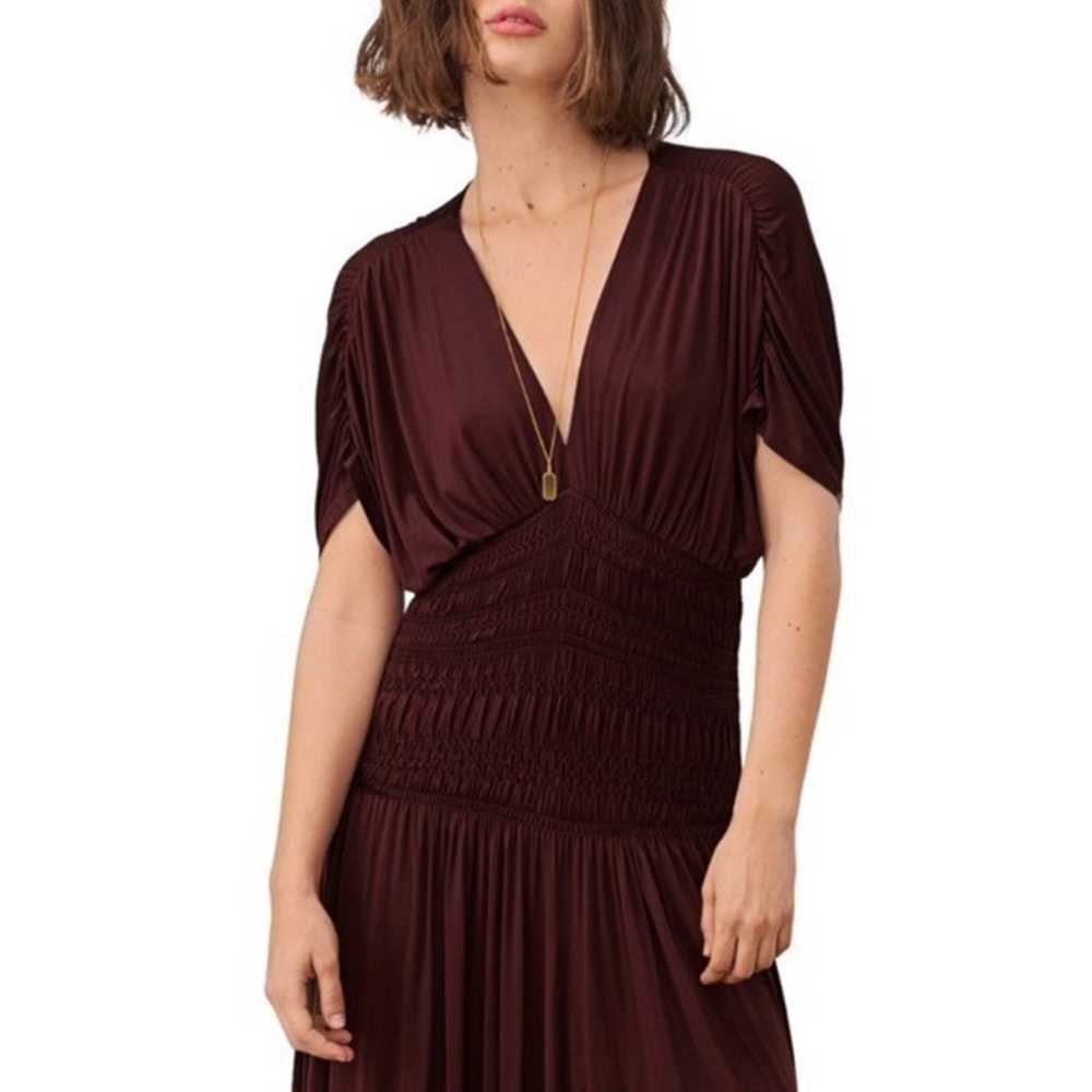 A.L.C. Demi Jersey Midi Dress in Bitter Chocolate… - image 2
