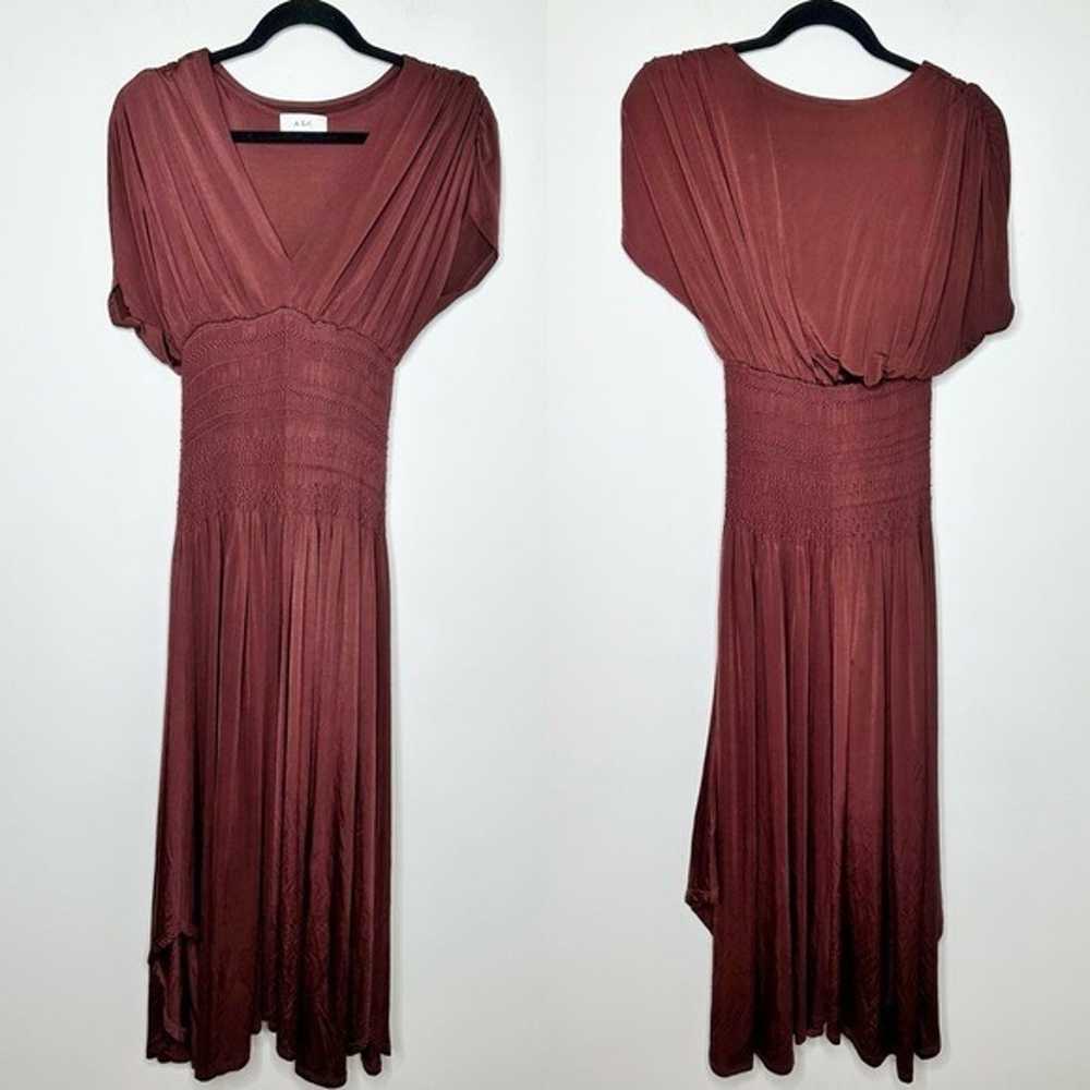 A.L.C. Demi Jersey Midi Dress in Bitter Chocolate… - image 3