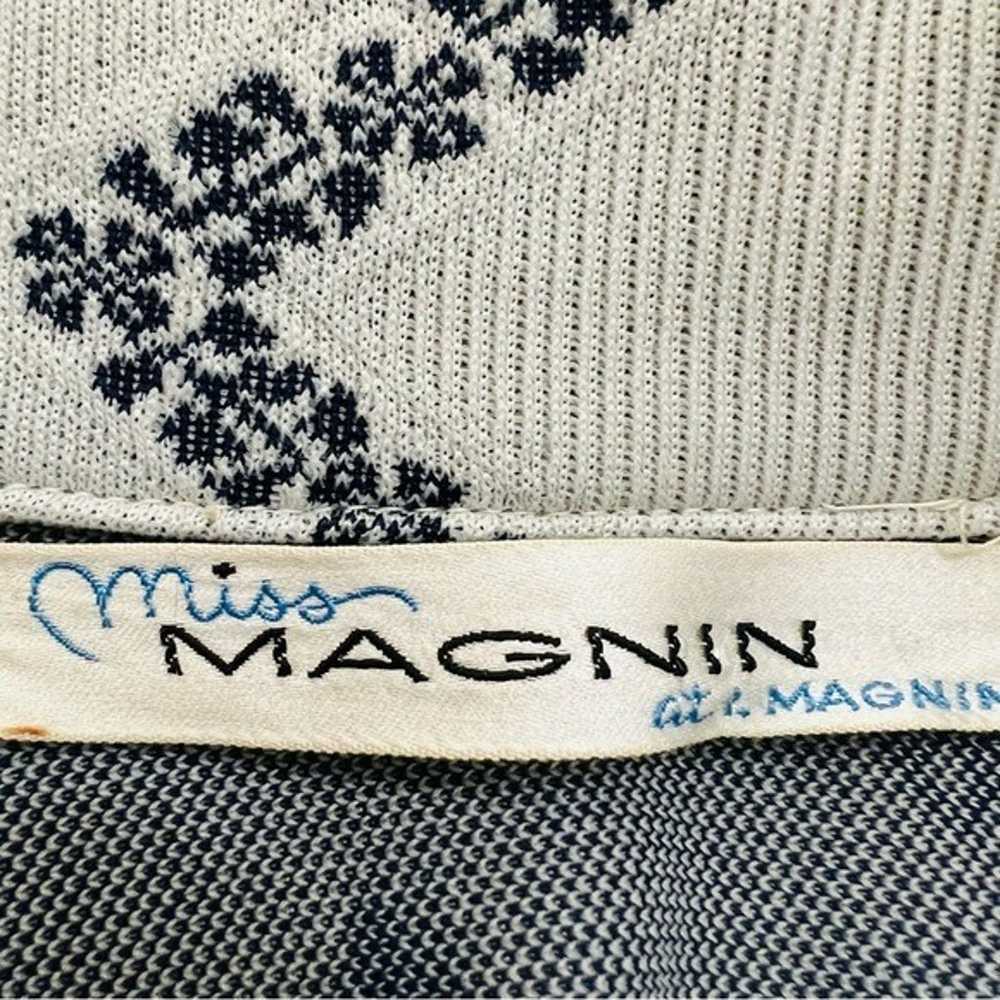 I. MAGNIN Vintage 60’s Mod Chevron Print Midi Dre… - image 11