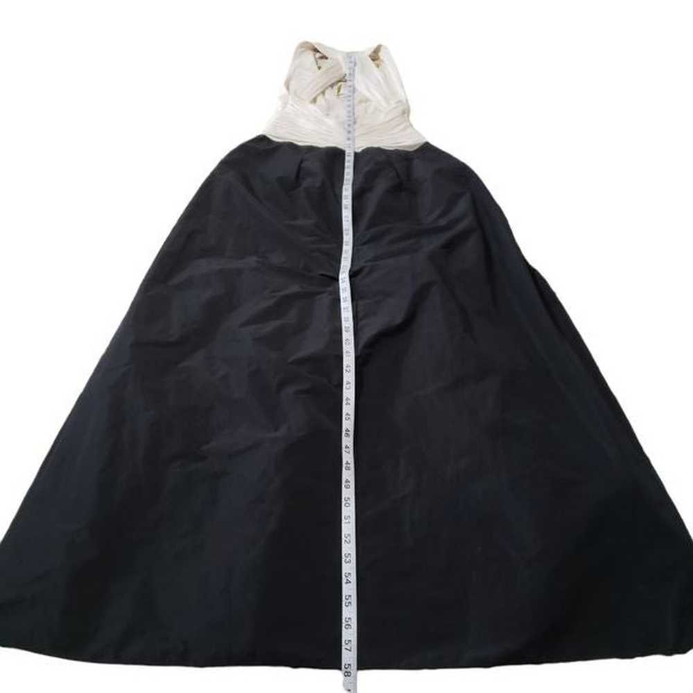 BCBGMAXAZRIA Deena Gardenia White & Black Gown Sz… - image 10