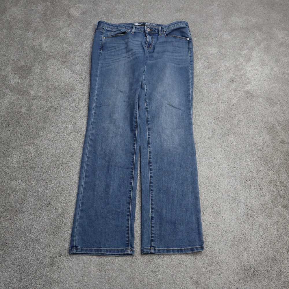 Mossimo Womens Straight Leg Denim Jeans Super Str… - image 1