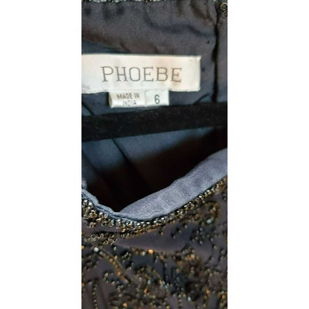 Phoebe for Kay Unger Women's Black Sequin Beaded … - image 2