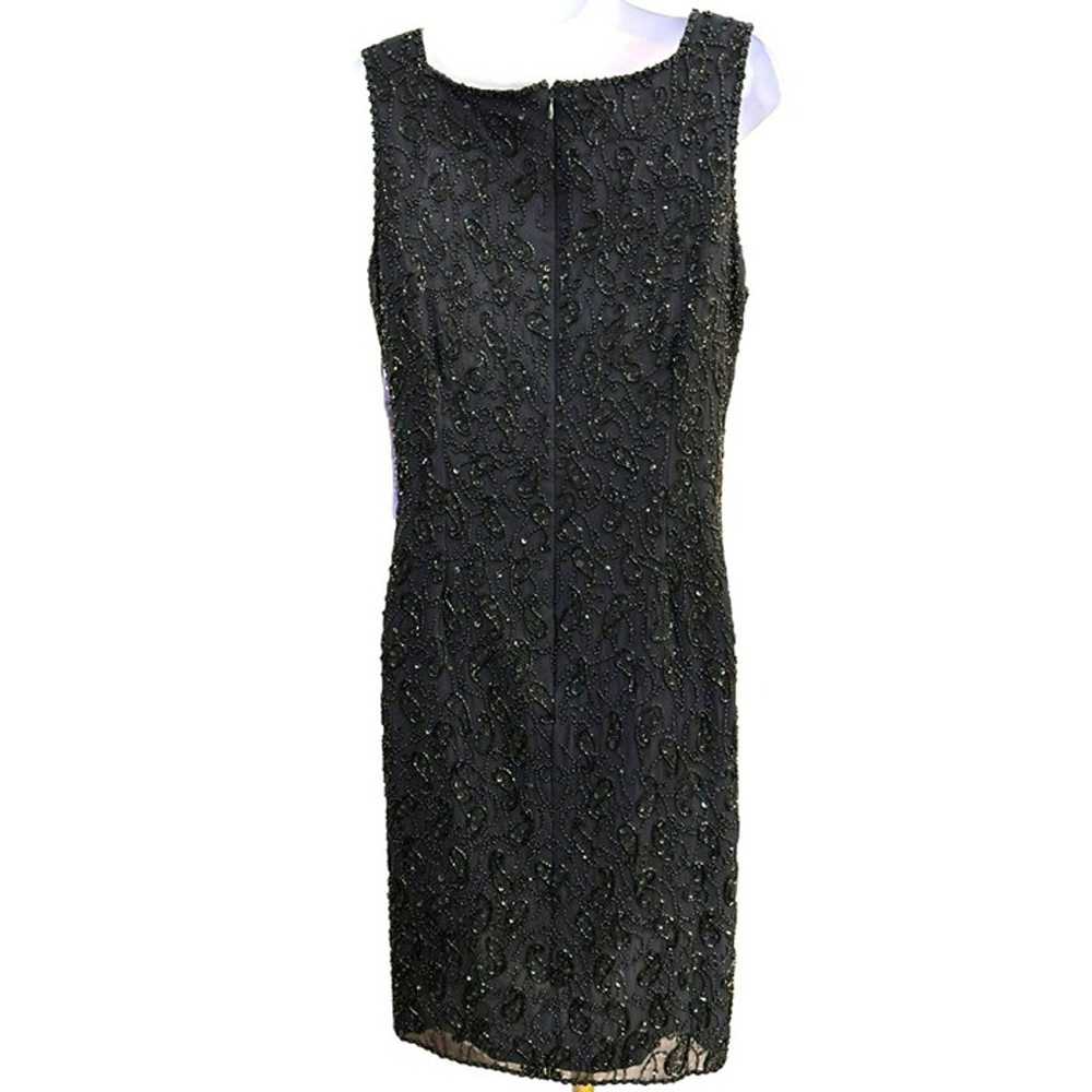 Phoebe for Kay Unger Women's Black Sequin Beaded … - image 3