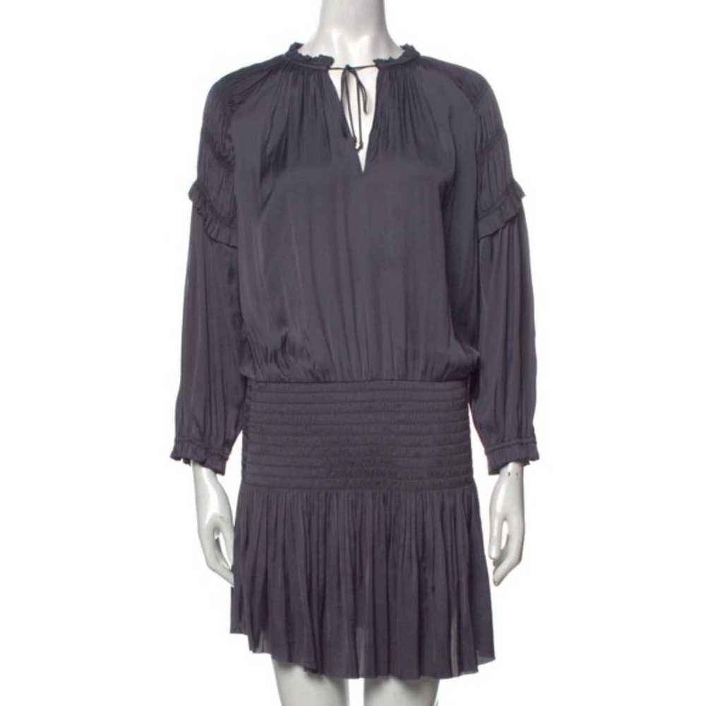 Ulla Johnson Kiko Dress in Midnight Grey - image 6