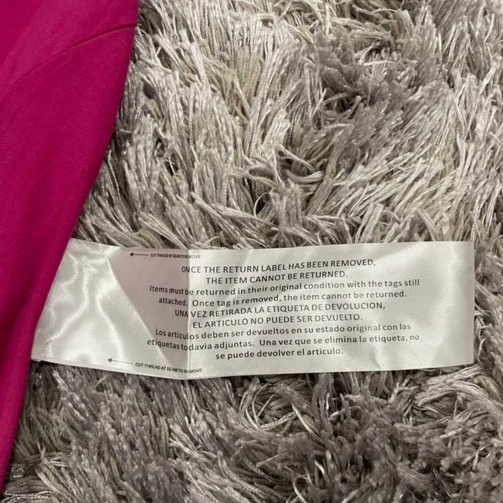 Mac Duggal 26512 Pink Back Drape Gown 6 FLAW - image 3