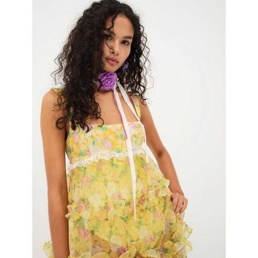 New For The Love And Lemons Vikki Maxi Dress Size… - image 3