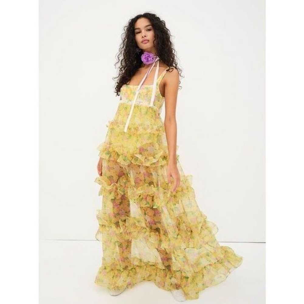 New For The Love And Lemons Vikki Maxi Dress Size… - image 5