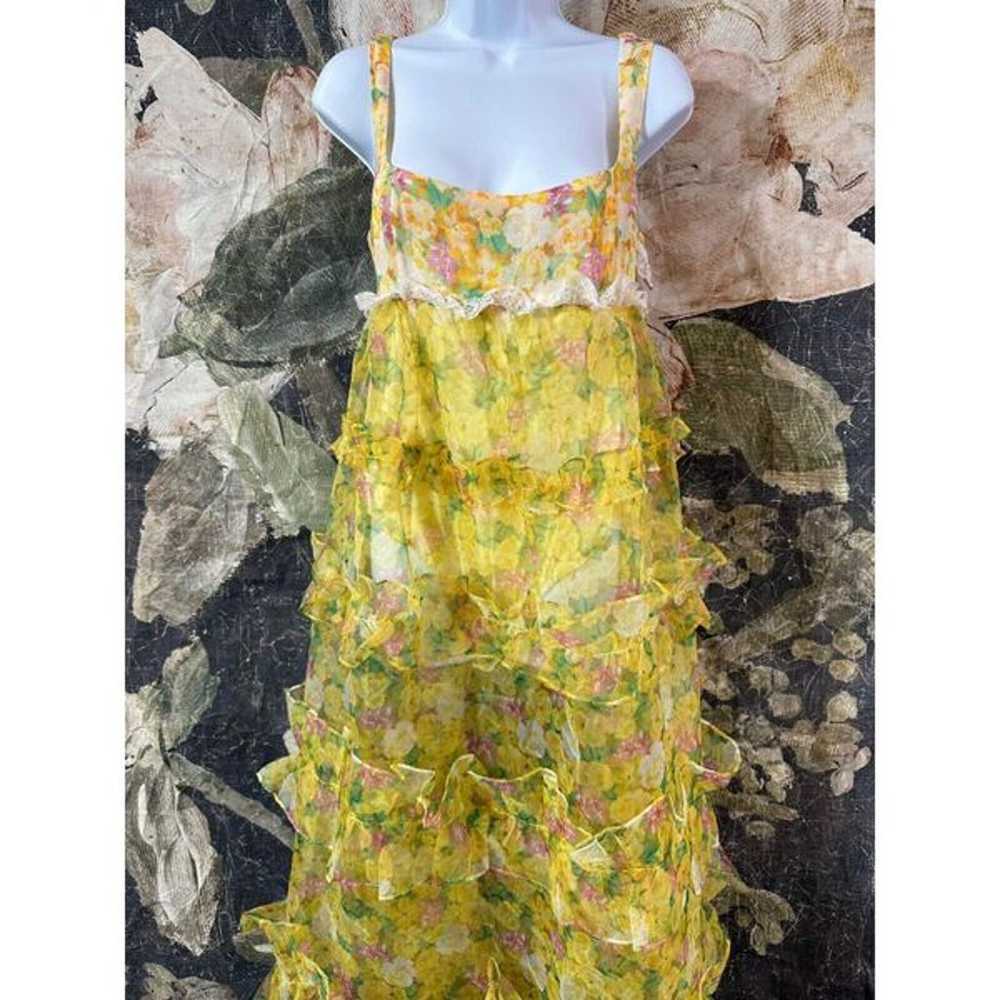 New For The Love And Lemons Vikki Maxi Dress Size… - image 6