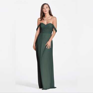 Waters Designs Forest Green Bridesmaid Dress - image 1