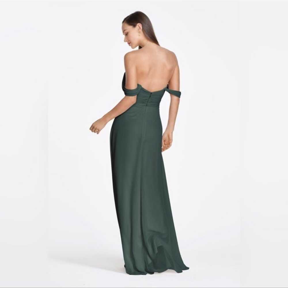 Waters Designs Forest Green Bridesmaid Dress - image 2