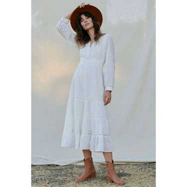 New ANTHROPOLOGIE Vienna Tiered Maxi Dress Size 8 - image 1