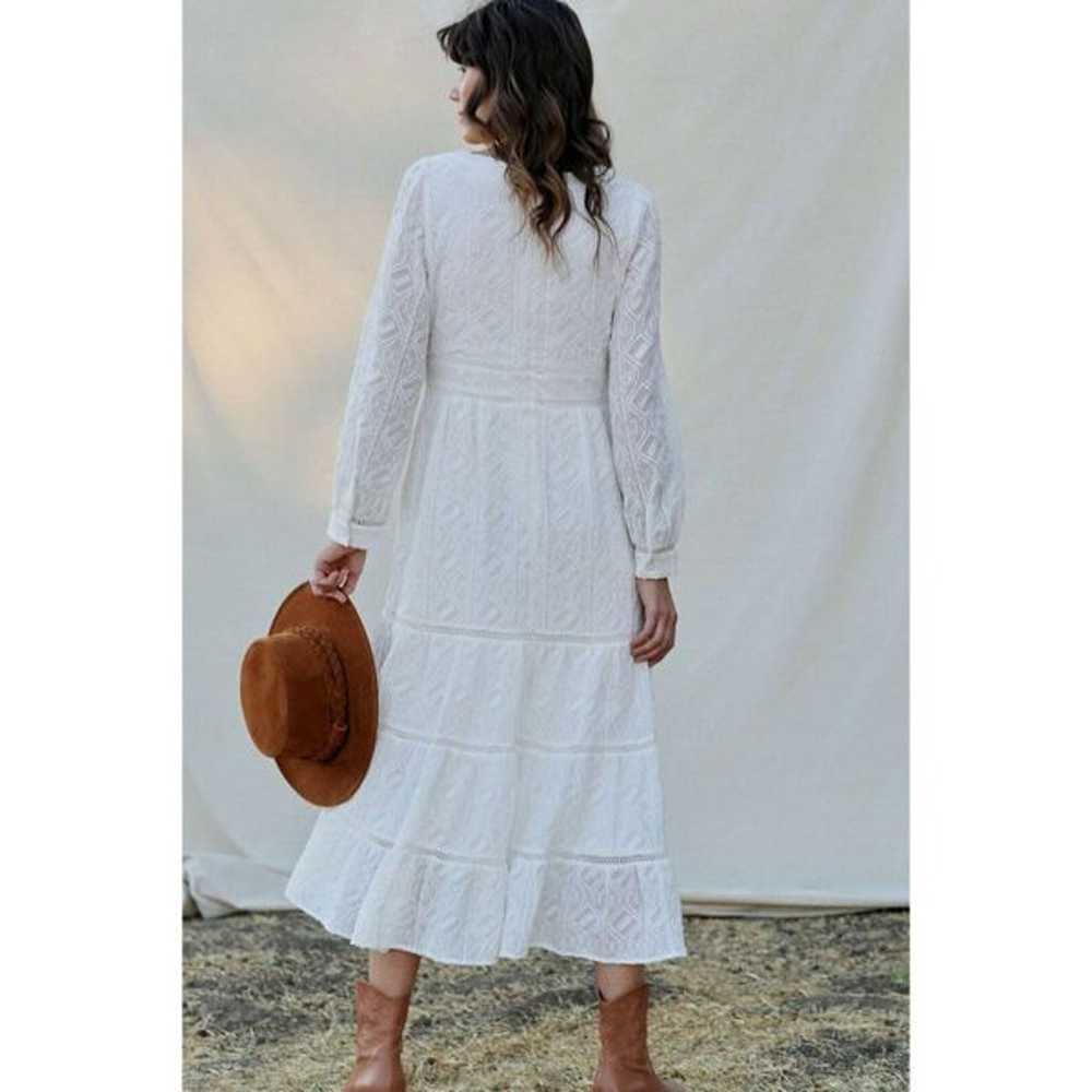 New ANTHROPOLOGIE Vienna Tiered Maxi Dress Size 8 - image 3