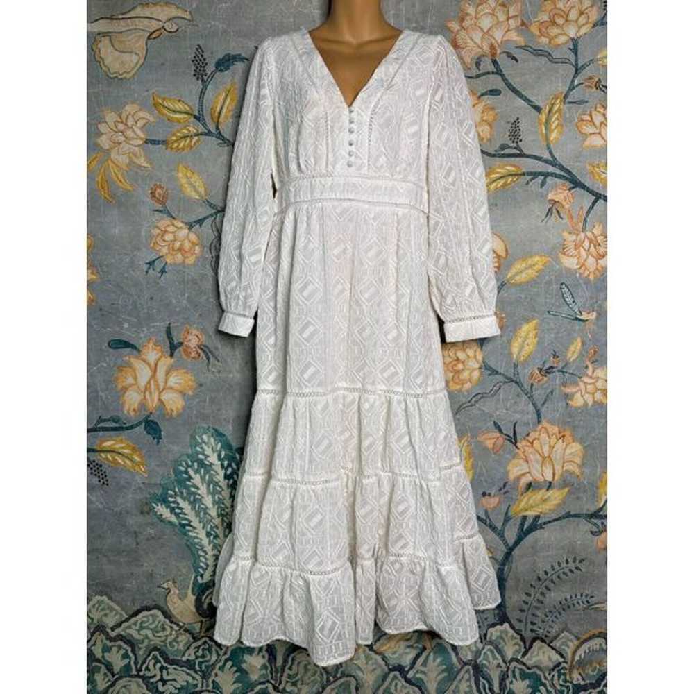 New ANTHROPOLOGIE Vienna Tiered Maxi Dress Size 8 - image 5