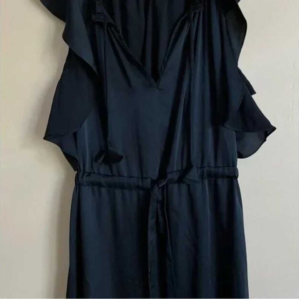 MISA Blue Lenora Tasseled Midi Dress - image 6