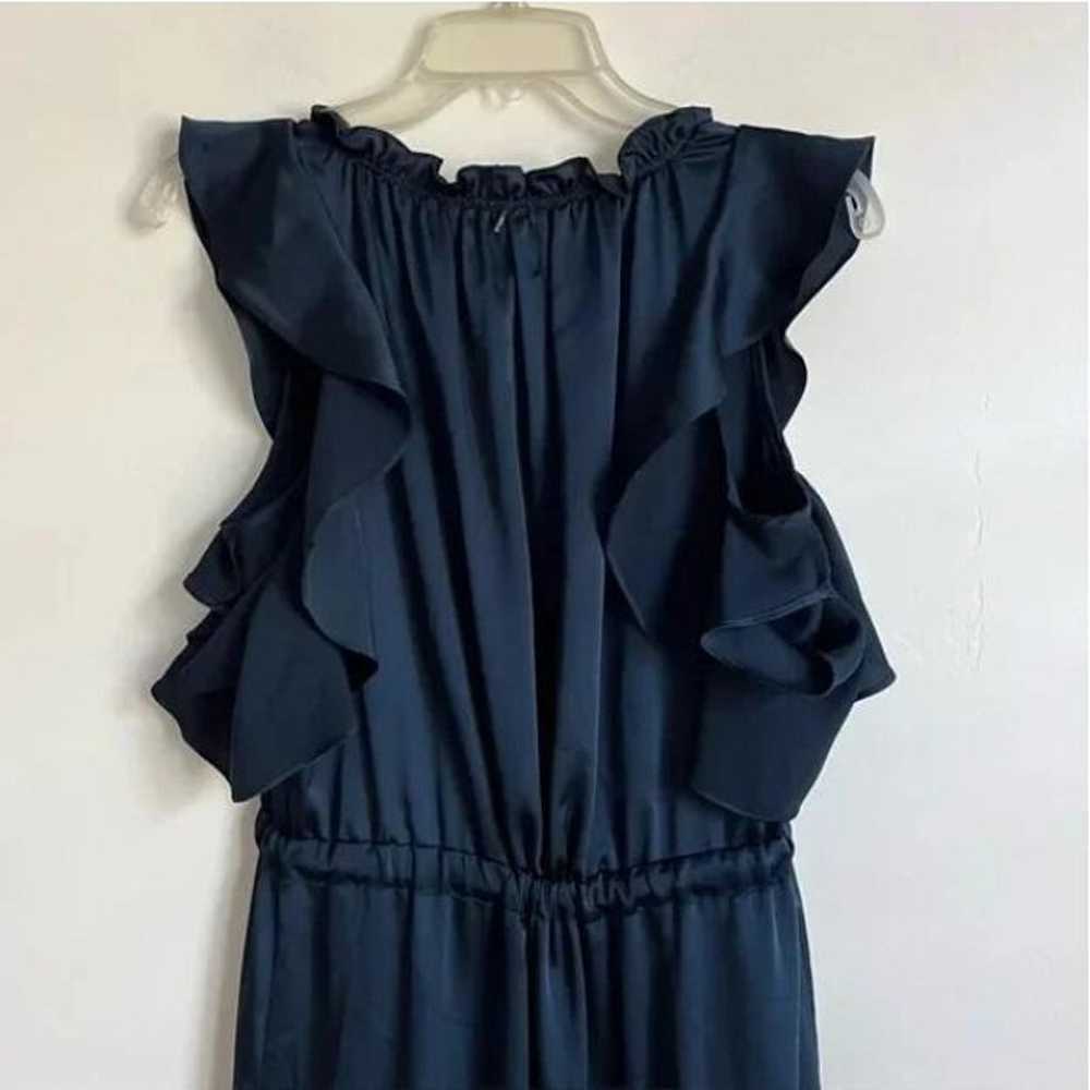 MISA Blue Lenora Tasseled Midi Dress - image 8