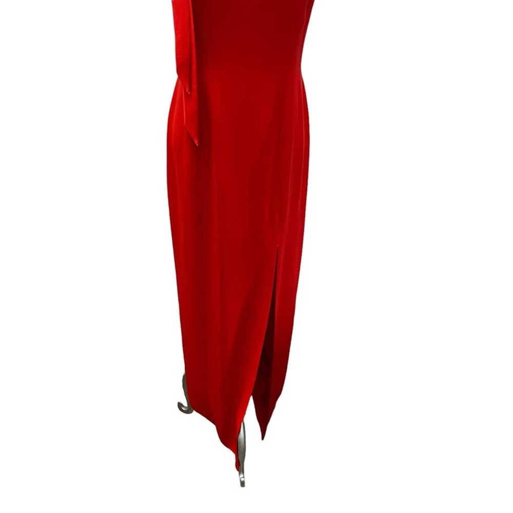 Vintage Della Roufogali Niteline Red Gown With Sl… - image 6