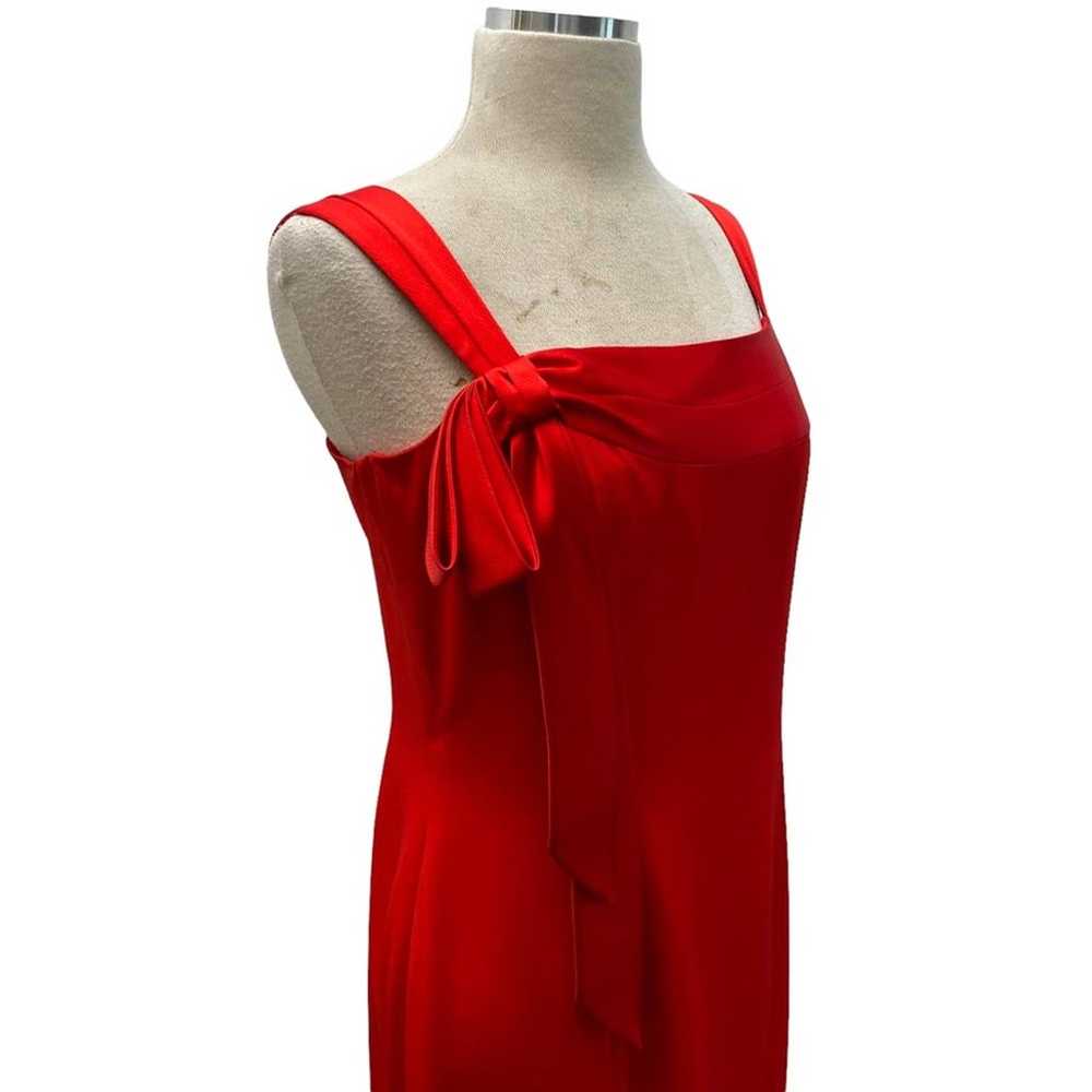 Vintage Della Roufogali Niteline Red Gown With Sl… - image 7